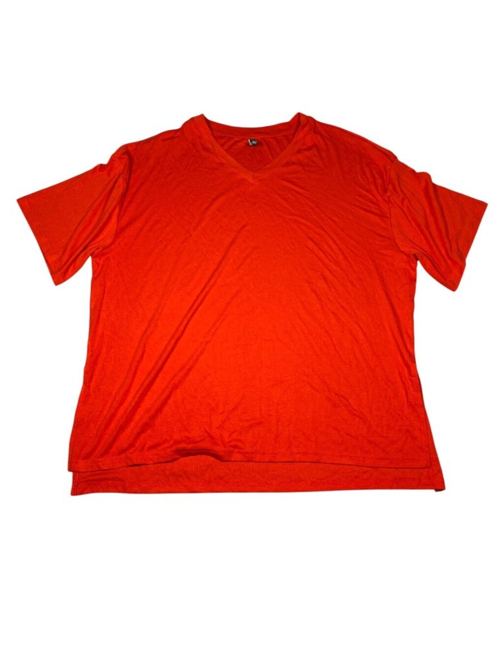 PrettyGarden Red V-Neck Short-Sleeve T-Shirt XL Womens